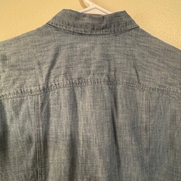 Gap 1969 Chambray Button-Down Blouse - Medium - Picture 8 of 13